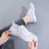 Women Summer Solid Color Shoes Soft Sole Anti-slip All-match Casual Shoes Female Large Size Flat Breathable Mesh Sports Shoes