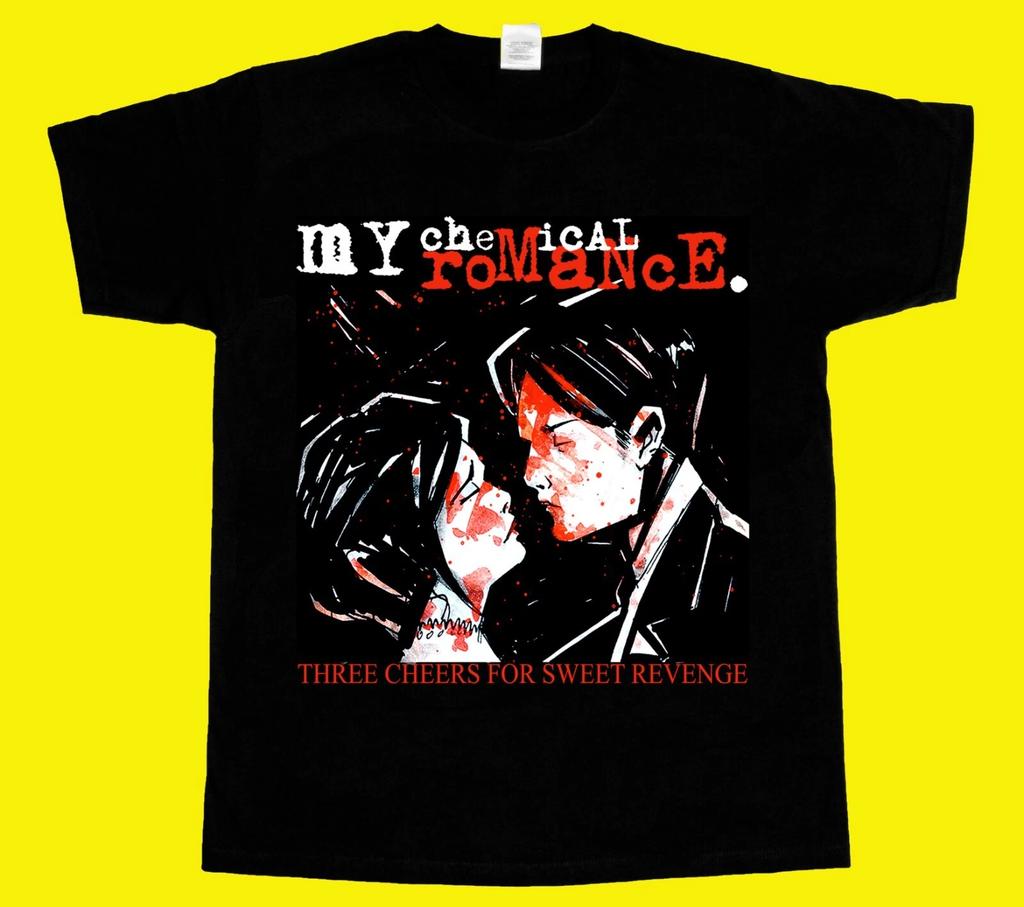 My chemical romance три раза ура сладкой мести короткая длинная футболка 345XL