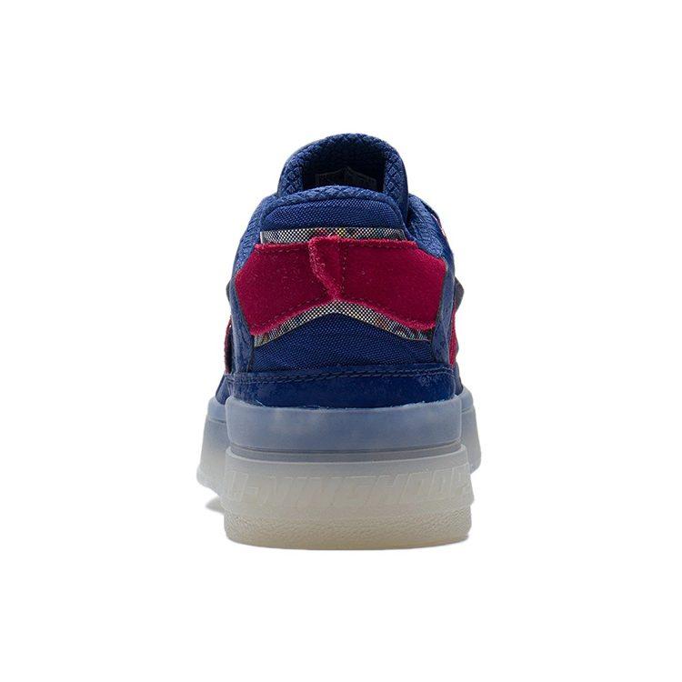 Li Ning Rookie Амортизация Скользкие Устойчивые к истиранию Низкие Винтажные Баскетбольные кроссовки Женские Темно-синие ABCS050-11
