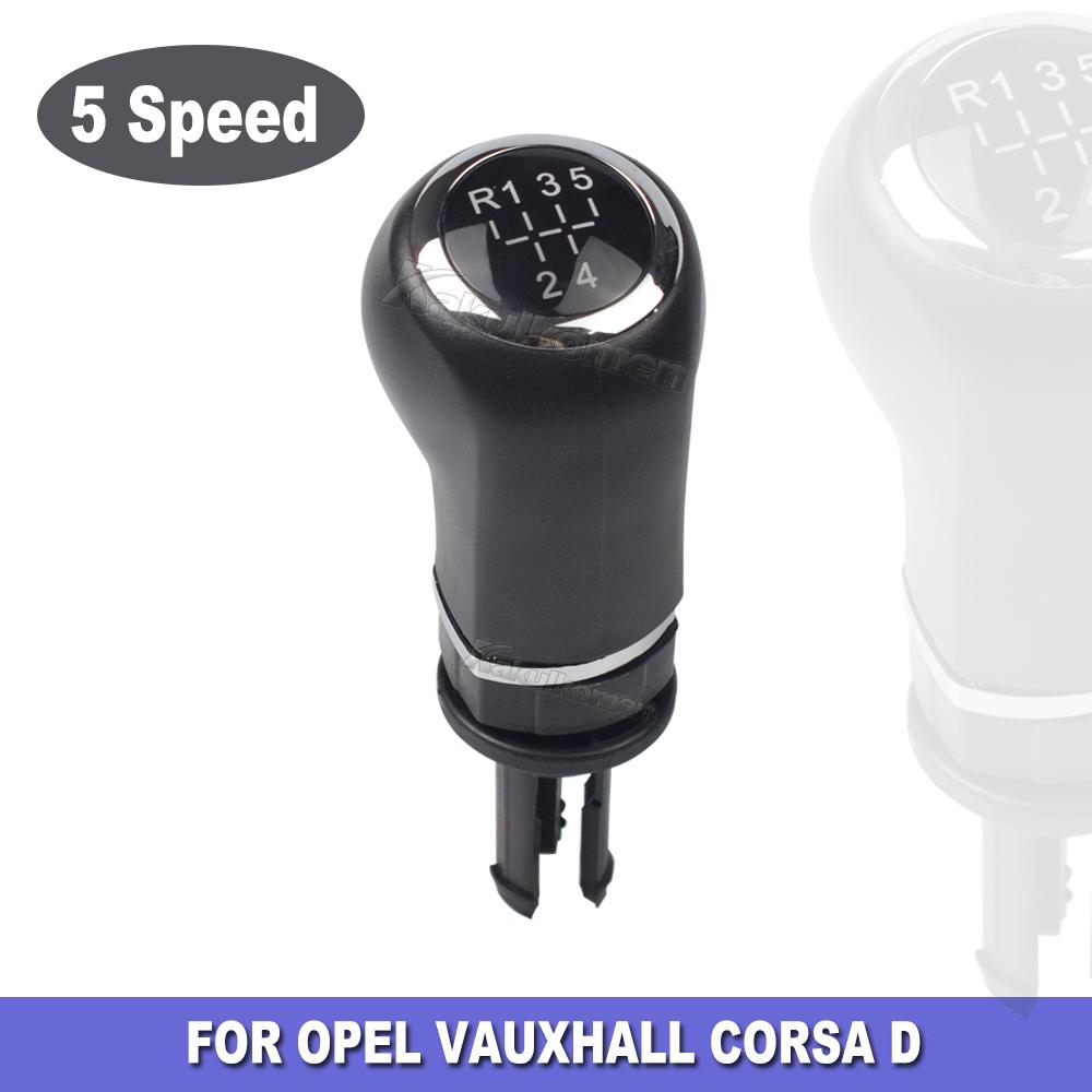 5/6 Speed Gear Shift Knob Handle with Gaitor Boot Cover Manual Fit For Opel Vauxhall Corsa D 2006 2007 2008 2009 2010 2011-2014