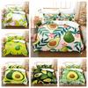 Summer Avocado Avocado Digital Printing Abrasive Bedding Two-Piece Set Three-Piece Set