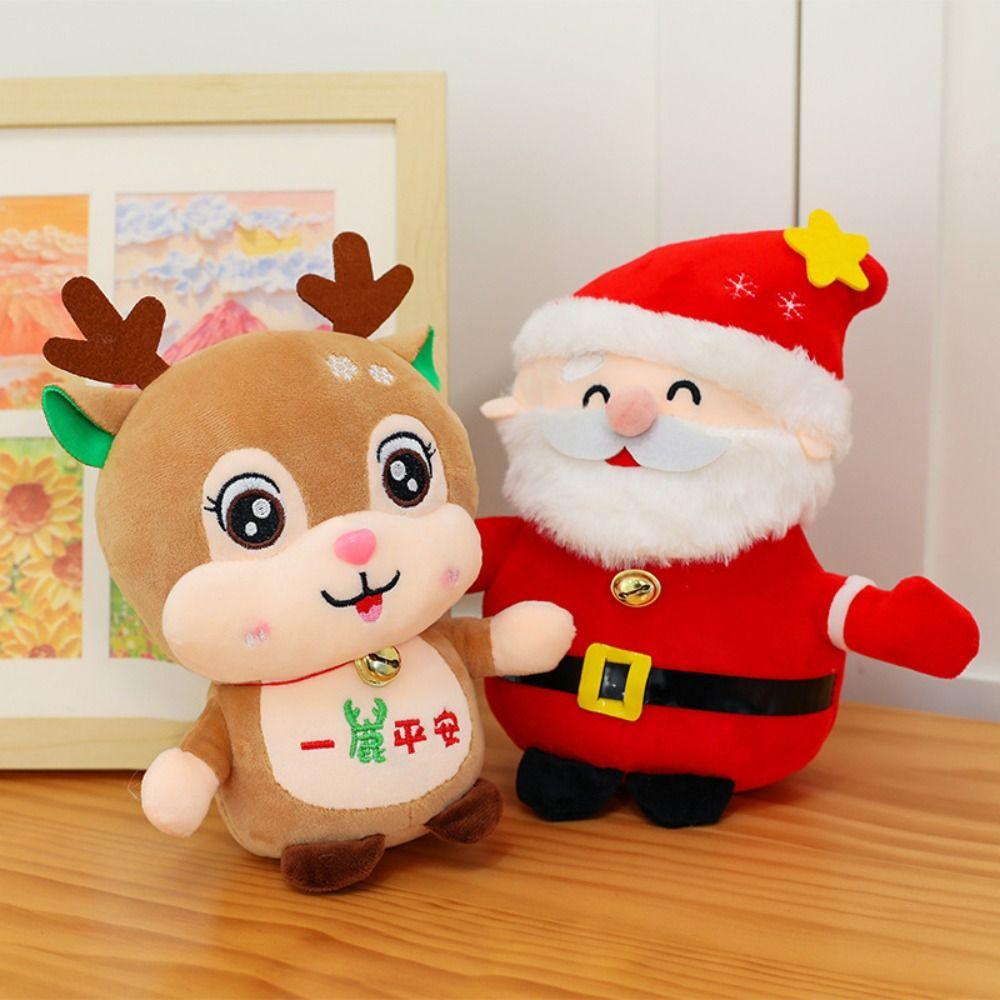Christmas Tree Santa Claus Elk Plush Doll Snowman Christmas Series Plush Toys Christmas Gift