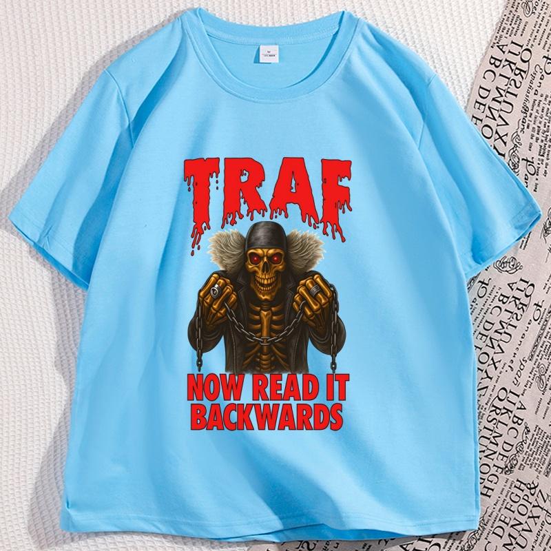 Funny Backwards Humor T Shirt Casual Round Neck Cotton Short Sleeve Joke TShirt Loose Streetwear Comfortable High Quality Tops