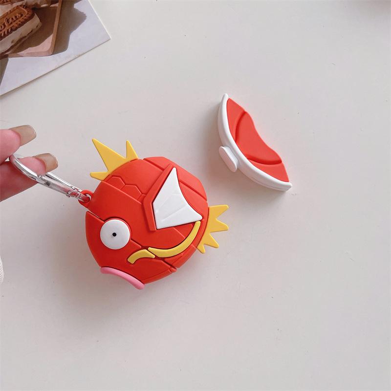 Чехол для Airpods 4 2024, защитный силиконовый чехол для наушников Pokemon Magikarp Fish Ball для Airpods 4/Чехол для Airpods Pro 2