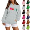 Women's Hoodies Letter Printed Sweatshirt Pullover