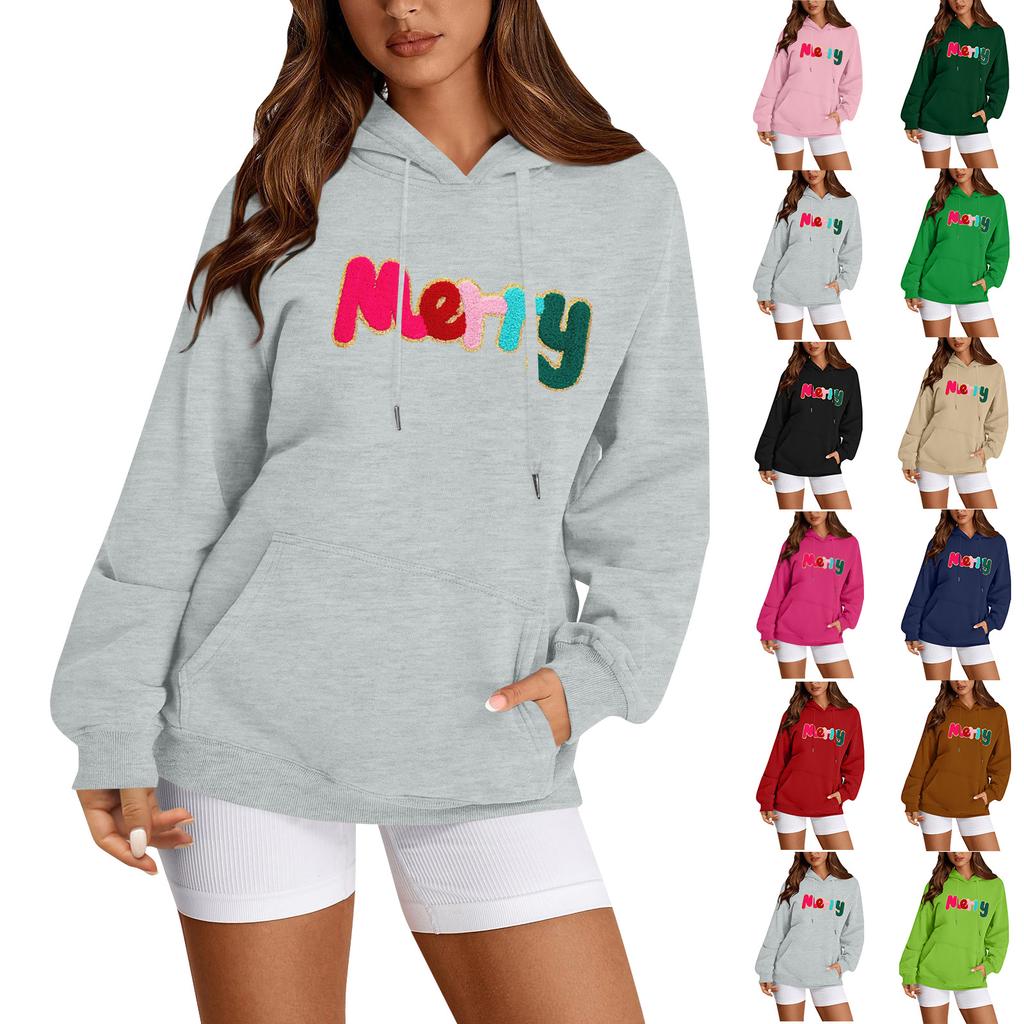 Women's Hoodies Letter Printed Sweatshirt Pullover