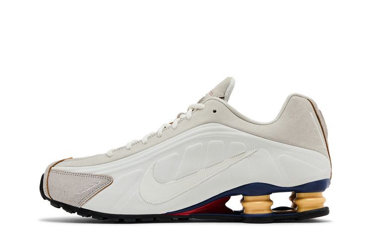 Мужские кроссовки Nike Shox R4 PRM Дизайн от Кореи Фантом/Парус/Светлая кость/Светлая железная руда