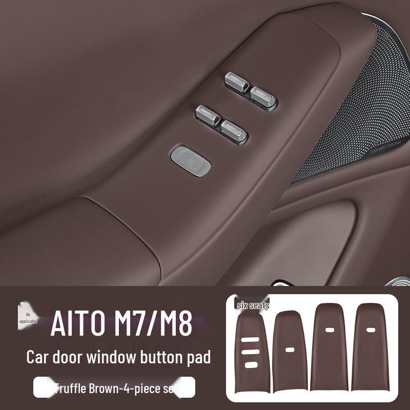 Silicone Armrest Protector for M7/M8 Car Door Window Lifter Panel