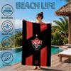 Flumi-nense Mandala Pattern Printed Microfiber Beach Towel, Soft And Absorbent, Quick-Dry, Ideal for Summer Travel, Beach Essential, Swimming Pool