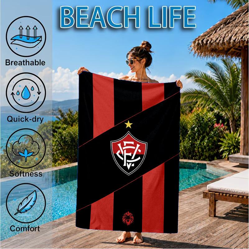 Flumi-nense Mandala Pattern Printed Microfiber Beach Towel, Soft And Absorbent, Quick-Dry, Ideal for Summer Travel, Beach Essential, Swimming Pool