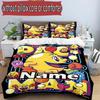 3pcs Duvet Cover Set (1*Duvet Cover + 2*Pillowcase, Without Core), Custom Name PAC Pattern Bedding Set, Home Bedroom Decor Gift
