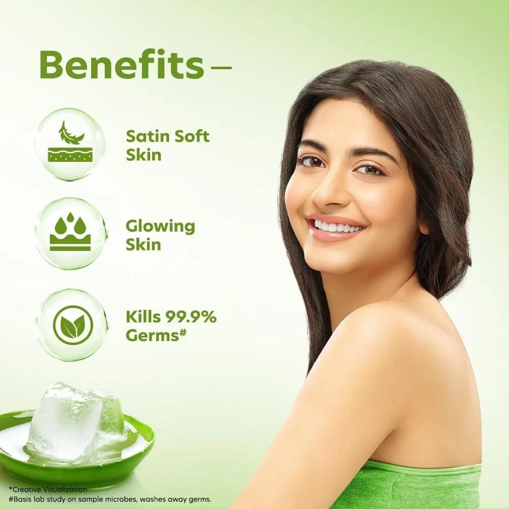 Vivel Aloe Vera Grade 1 Bathing Soap For Soft Glowing Skin Pack of 6x150g Each