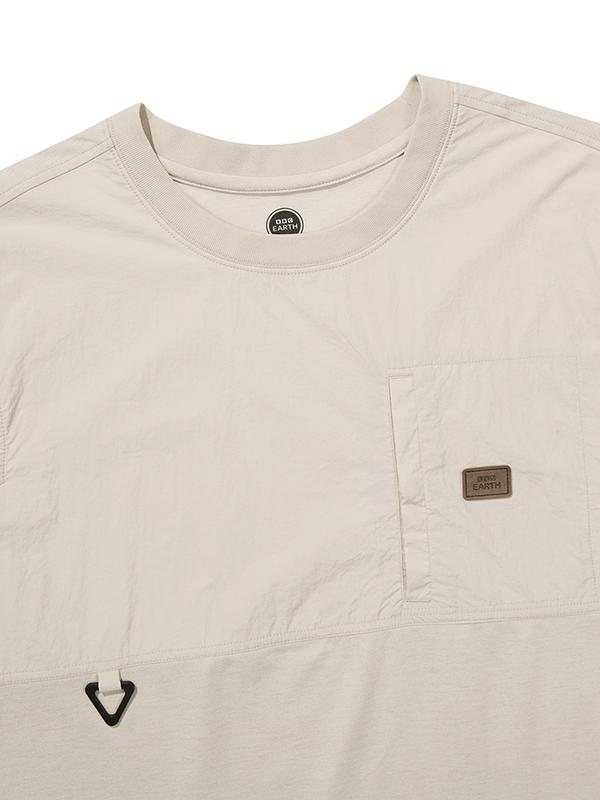 BBC EARTH Hybrid Short Sleeve T-Shirt_Beige