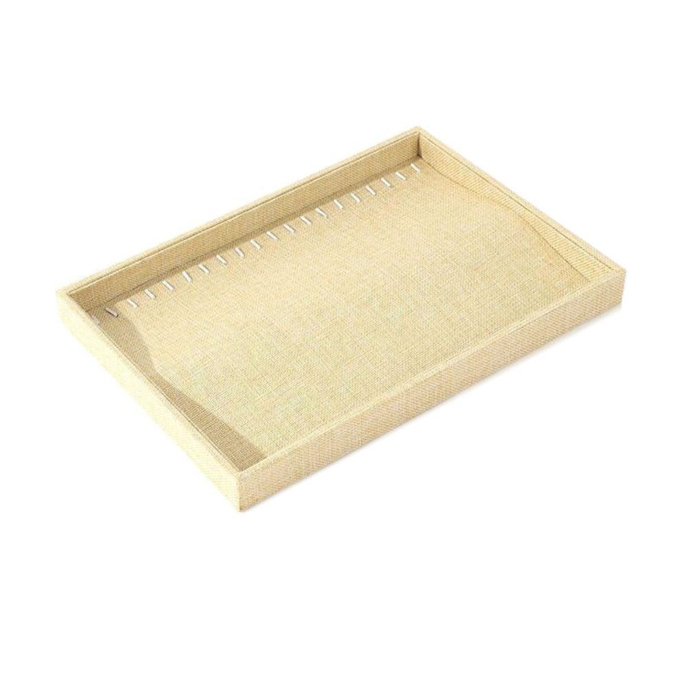 Necklaces Jewelry Storage Box Bracelets Jewelry Display Holder Velvet Jewelry Tray  Jewelry Seller