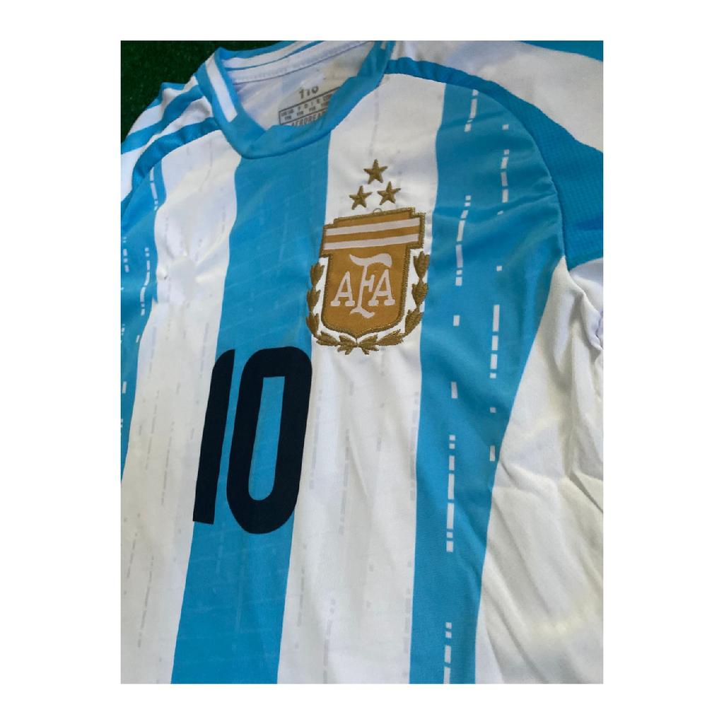 Детская майка с шортами Лионеля Месси 24-25 нового сезона из Аргентины