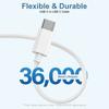 Кабель для быстрой зарядки USB C-C длиной 1 м/3 фута, 2 м/6 футов и 3 м/10 футов для смартфонов Android, iPhone 15, 16 и планшетных ПК