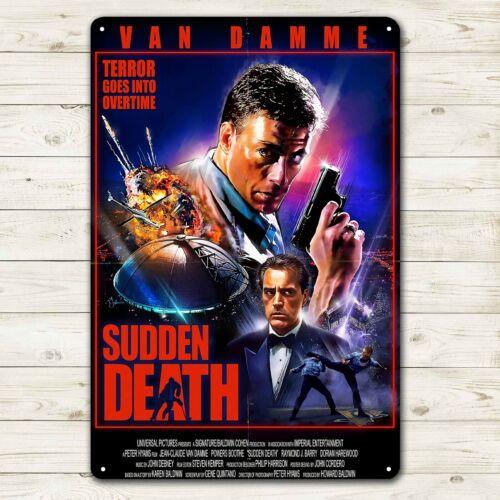 Sudden Death Movie Metal Poster Tin Sign xcm PlateAluminum