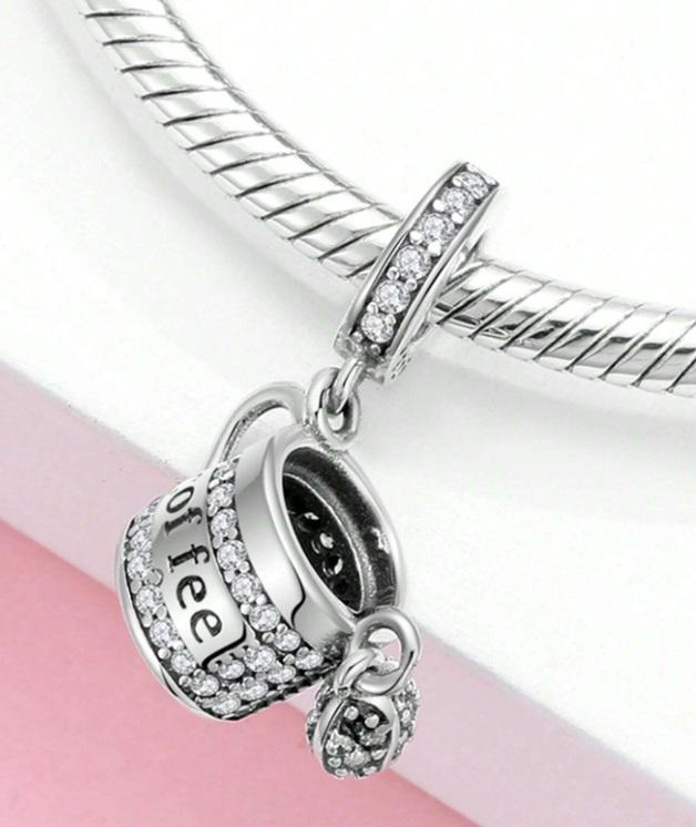 Charms Do Pandora Charms Zawieszka Charms Filiżanka Kawy Charmsy Trusky