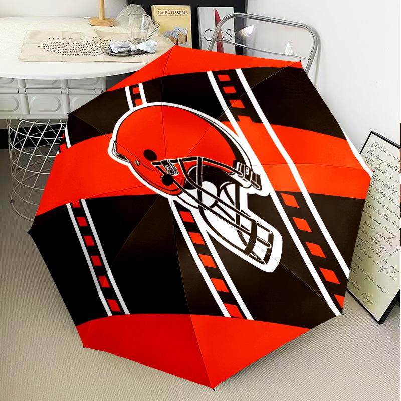 Cincinnati Browns Legacy Umbrella Folding umbrella, automatic umbrella 8-Frame for Travel, camping Use Gift for Halloween Christmas