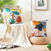 4 Pcs Double Sided Abstract Geometric Cushion Covers, Modern Art Tropical Print Throw Pillow Cases For Home Decor (No Inserts)