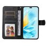 For Honor 200 Lite Case Calf Texture Leather Wallet Card Slots Magnetic Buckle Phone Cover