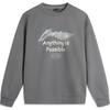 Li Ning Sports Lifestyle Series антистатическая антибактериальная теплая флисовая толстовка с длинным рукавом и круглым вырезом с надписью AWDUC95-4