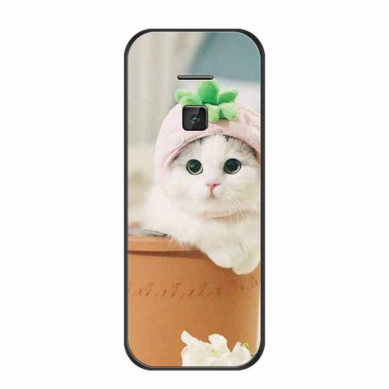 Для Nokia 8210 4G Чехол Животные Мягкий Силикон ТПУ Задняя Крышка Телефона Coque для Nokia 8210 4G Funda Nokia8210 4G Защитник Новый Coque