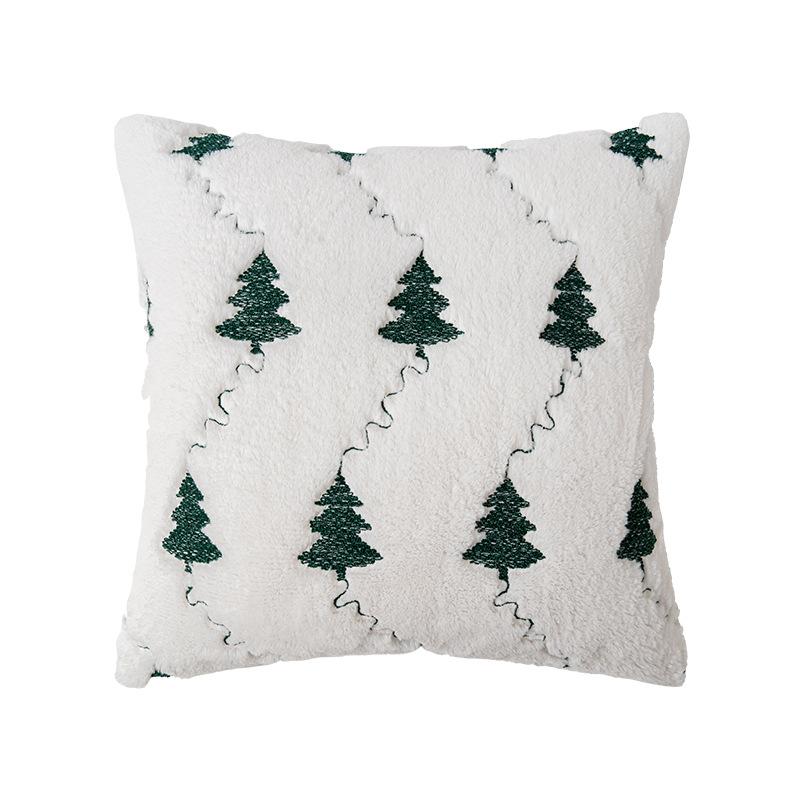 Daisy Embroidery Floral Throw Pillow Covers Spring Summer Decorative Pillowcase Square Cushion Cover for Couch Sofa Bed Living Room Bedroom Decor