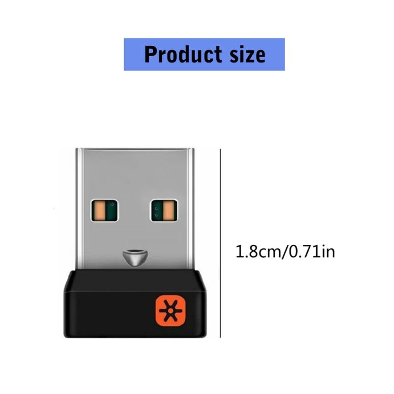 6-канальный USB-приемник Wireless Unifying Dongle Адаптер для клавиатуры и мыши M905 M325 M585 M510 M705