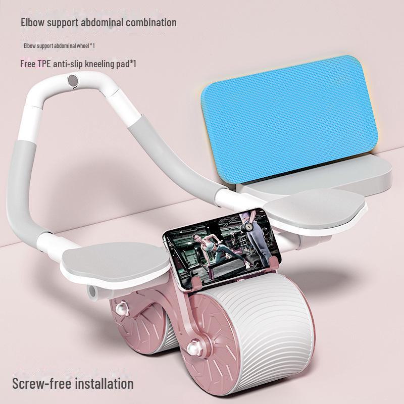 Automatic Rebound Abdominal Wheel Roller for Home Fitness