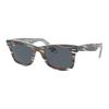 RAYBAN Квадратные Солнцезащитные Очки Унисекс Стиль для Пары 0RB2140F-1407R5