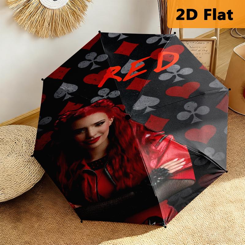 1pc Descendants umbrella Portable 8-rib structure suitable for all seasons, home, travel, outdoor umbrella