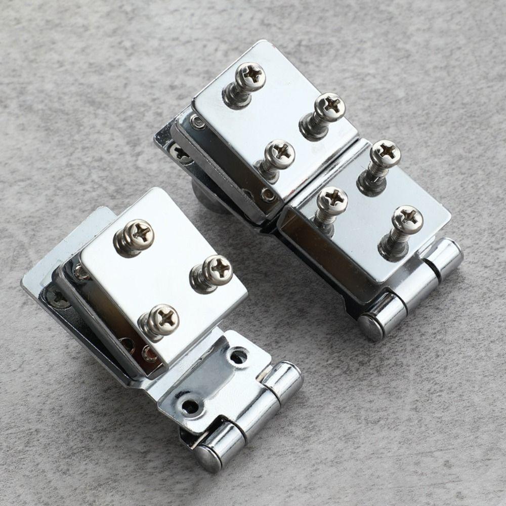 Zinc Alloy Glass Door Lock Single/Double Door Lockset New Cabinet Door Lock  Home Office