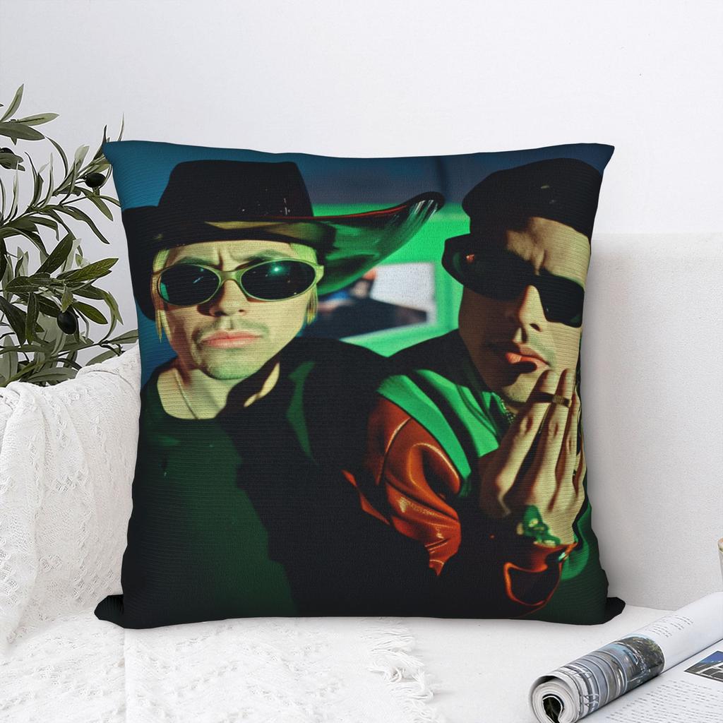 CA7RIEL & Paco Amoroso Papota Tour Pillow Case Comfy Pillow Cover Retro Trendy Cushion Cover For Living Room Chair