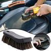 New Horsehair Leather Cleaning Brush Genuine Horsehair Detailing Brush Car Interior Detailing Tools For Car Cleaning And Wa K5b5