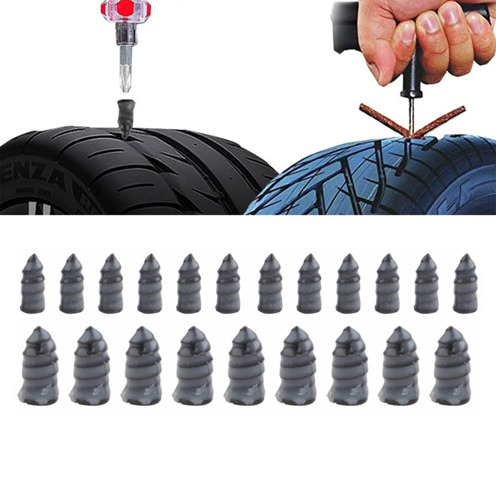 50 шт. Автомобильные вакуумные гвозди для ремонта шин Оптовая продажа Инструменты для ремонта шин для мотоциклов Набор гвоздей для ремонта шин при проколе Резиновые гвозди для шин
