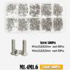 Hex Head Screw M1 M1.2 M1.4 M1.6 M2.5 M3 304 Stainless Steel Phillips Round Head Cross Hexagon Bolt Nut for Motherboard PCB Set