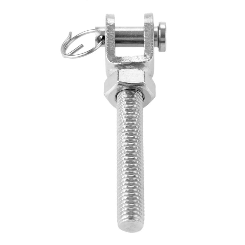 1Pc M5 M6 M8 M10 M12 304 Stainless Steel Jaw Open Bolt & Nut Replacement Turnbuckle Rigging Screw Parts