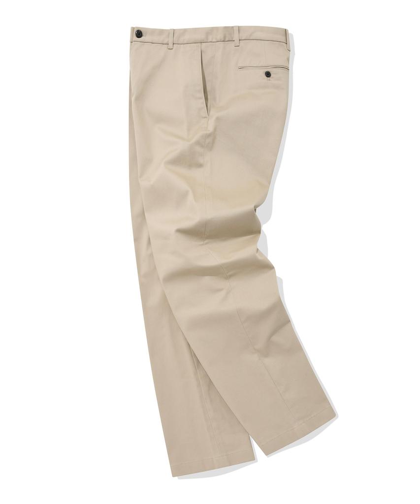 COVERNAT Straight Chino Pants Beige