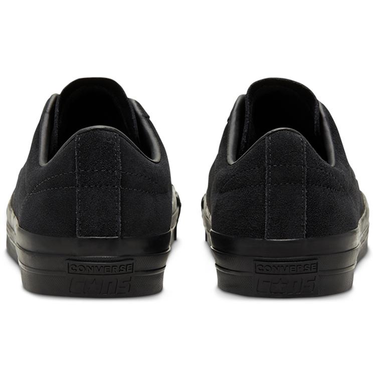 Converse Pro Low 'Triple Black' с одной звездой 166839C
