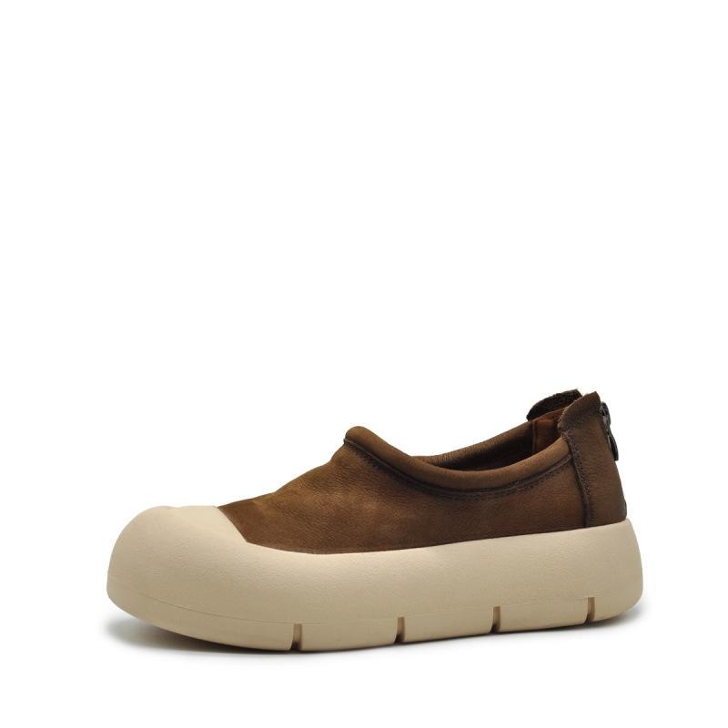 Новые китайские кроссовки на платформе, женские повседневные туфли для сноуборда, женские туфли на низком каблуке, универсальные, с большой головой, уродливые, милые туфли 2024 года, новые