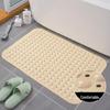 Противоскользящий коврик для ванной из ПВХ с присосками - для дома, ванной, туалета и массажного коврика для ног