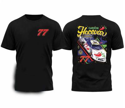 Vintage Carson Hocevar #77 Chilis Racing Reprint T-Shirt