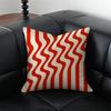 Ukiyoe Ocean Wave Pillow Japanese Style Cushion Cover Pillow Case Antidustmite Invisible zipper silky plush cushion