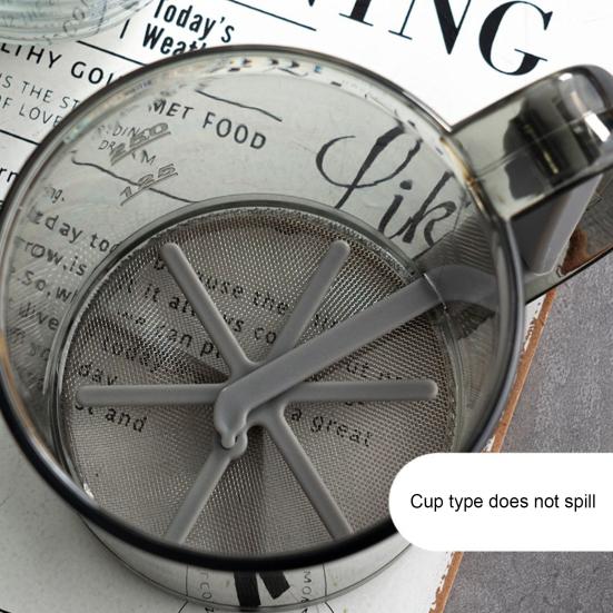 Flour Sifter Fine Mesh Baking Sieve Ergonomic Handle Flour Strainer Baking Tool for Sugar Cocoa Powder