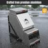 Truck Step Box 12/23 Inch Weatherproof Lockable Storage Box with T-Handle Latch Lock Fit for Peterbilt Kenworth & More
