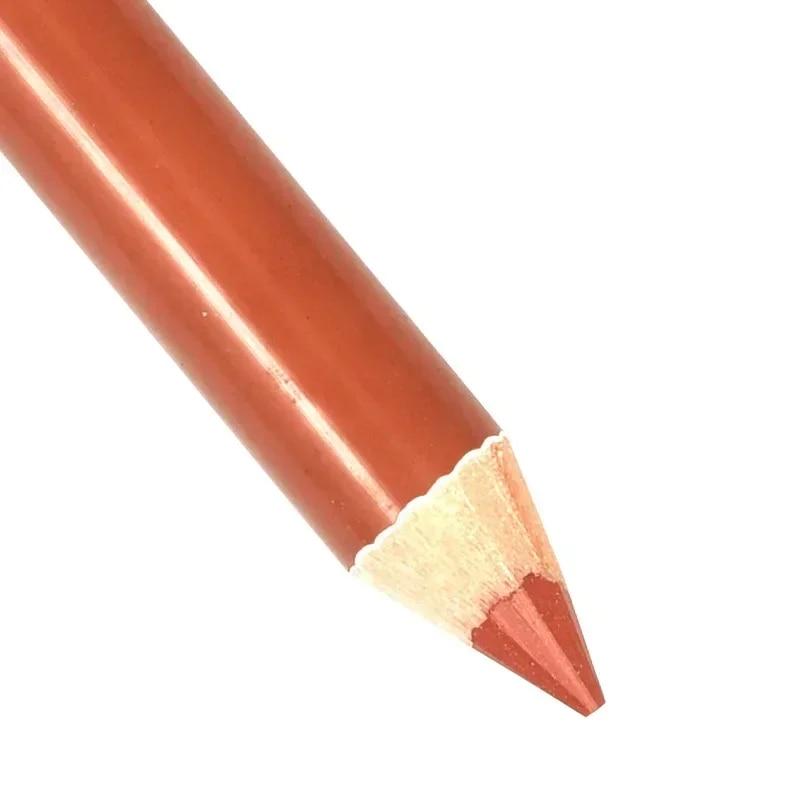 28Color Wood Lip Liner Водостойкий женский очаровательный карандаш для губ Макияж женский стойкий косметический инструмент Мягкий карандаш