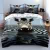 Zebra in rippling water. Bedding sets Duvet cover sets Duvet covers Pillowcases(1*Duvet Cover 2*Pillowcases without duvet insert)