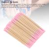 10 Bags Wooden Stick Body Double Pointed Cotton Swabs  Eyeliner & Cosmetic Touch-Up Work