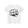 2026 New Fashion Kids T Shirt for Boys Black White Gray Short Sleeve Children Clothes Rock Print Boy T Shirt for Girls Tops